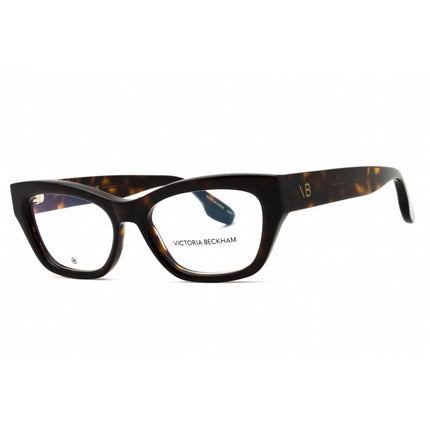 Victoria Beckham Women's Eyeglasses - Dark Havana Acetate Cat Eye Frame | VB2675 234 ,