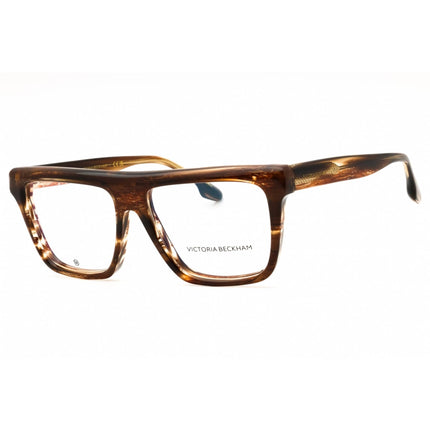 Victoria Beckham Women's Eyeglasses - Light Brown Horn Acetate Square | VB2678 228 ,