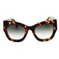 Victoria Beckham Women's Sunglasses - Dark Havana Acetate Cat Eye Frame | VB652S 234 ,