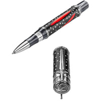 Montegrappa Rollerball Pen - The Witcher Mutation Silver and Black Metal | ISWINRSE ,