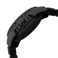 Invicta 1328 Men's Specialty Black Dial Gunmetal IP Steel Bracelet Chronograph Watch ,