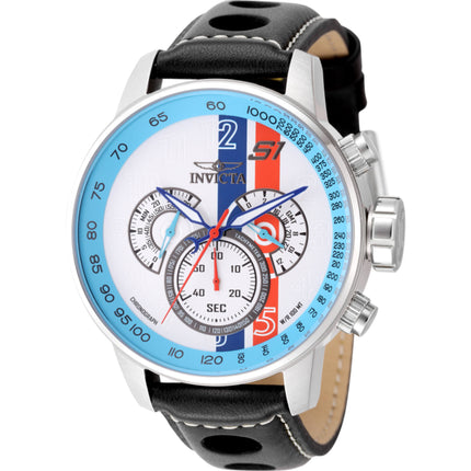 Invicta Men's Watch - S1 Rally Quartz Chrono Light Blue, White and Red Dial | 48615 ,
