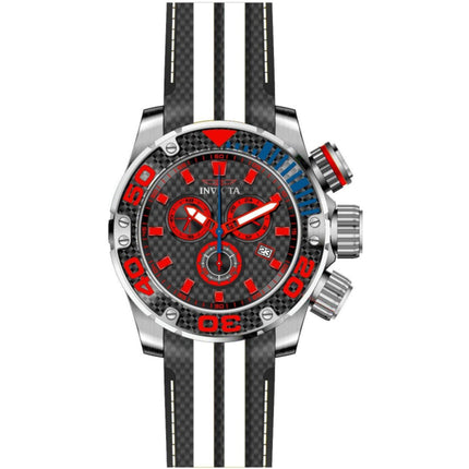Invicta Men's Watch - Sea Hunter Chronograph White and Black Silicone Strap | 48992 ,