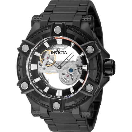 Invicta Men's Watch - Bolt Automatic Skeleton Plastic Black Dial Bracelet | 49059 ,