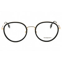 Burberry Men's Eyeglasses - Black Metal Round Shape Full Rim Frame | 0BE1358D 1109 ,