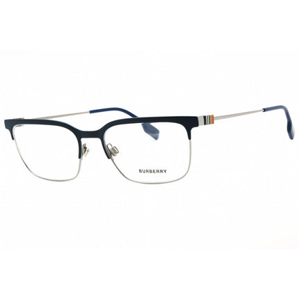 Burberry Men's Eyeglasses - Blue Metal Rectangular Shape Full Rim Frame | 0BE1375 1003 ,