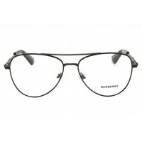 Burberry Unisex Eyeglasses - Grey Metal Aviator Shape Full Rim Frame | 0BE1386 1316 ,