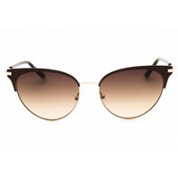 Calvin Klein Women's Sunglasses - Satin Brown Metal Cat Eye Frame | CK19309SG 200 ,