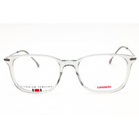 Carrera Men's Eyeglasses - Transparent Grey Plastic Square Frame | CA 270 0KB7 00 ,