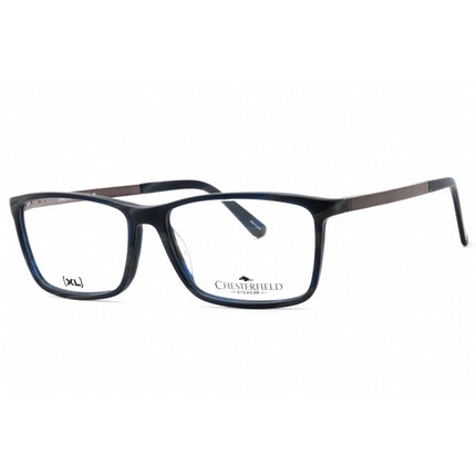 Chesterfield Men's Eyeglasses - Blue Horn Plastic Rectangular Frame | 54XL 0HW8 00 ,