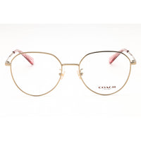 Coach Women's Eyeglasses - Light Gold Metal Round Shape Full Rim Frame | 0HC5116D 9365 ,