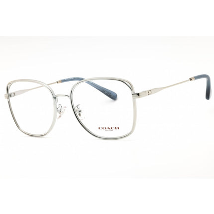 Coach Women's Eyeglasses - Shiny Silver Metal Square Full Rim Frame | 0HC5160D 9001 ,