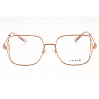 Coach Women's Eyeglasses - Shiny Rose Gold Metal Square Full Rim Frame | 0HC5165D 9331 ,