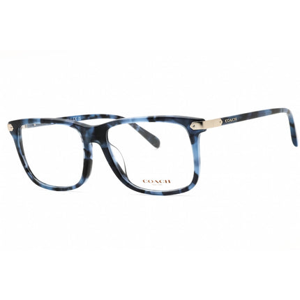 Coach Men's Eyeglasses - Blue Tortoise Plastic Square Full Rim Frame | 0HC6228U 5754 ,