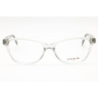 Coach Women's Eyeglasses - Transparent Dove Grey Cat Eye Full Rim | 0HC6243U 5614 ,