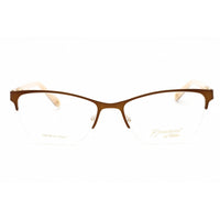 Emozioni Women's Eyeglasses - Brown Gold Stainless Steel Cat Eye Frame | 4379 0FG4 00 ,