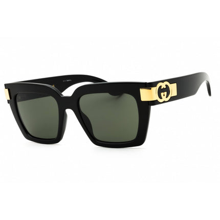 Gucci Women's Sunglasses - Black Injected Propionate Square Full Rim | GG1689S 001 ,