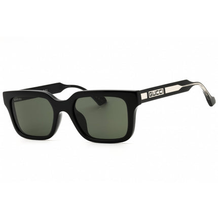 Gucci Men's Sunglasses - Black Crystal Acetate Rectangular Full Rim | GG1732SK 001 ,