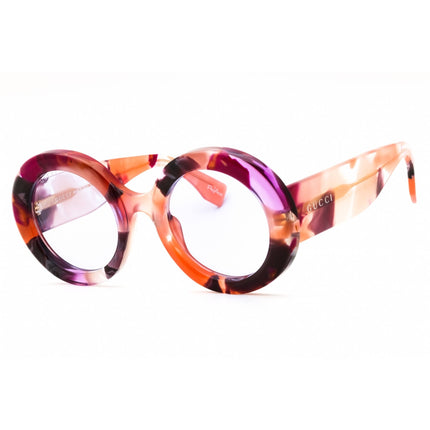 Gucci Women's Sunglasses - Violet/Cloudy Pink Havana Round Full Rim | GG1748S 003 ,