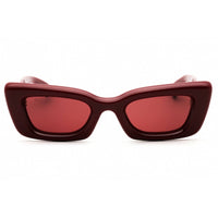 Gucci Women's Sunglasses - Burgundy Acetate Cat Eye Shape Full Rim Frame | GG1827S 003 ,