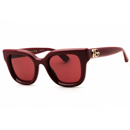 Gucci Women's Sunglasses - Burgundy Injected Propionate Square Frame | GG1828S 003 ,