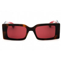 Gucci Women's Sunglasses - Havana Blue Acetate Rectangular Full Rim | GG1860S 002 ,