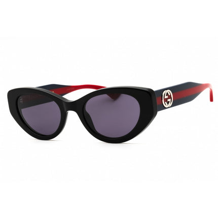 Gucci Women's Sunglasses - Black Blue Injected Propionate Cat Eye Frame | GG1862S 004 ,