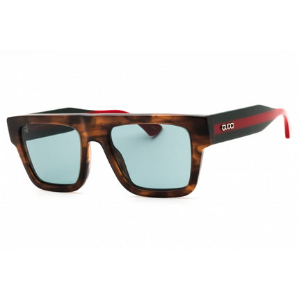 Gucci Men's Sunglasses - Havana Green Injected Propionate Square Frame | GG1868S 003 ,