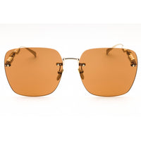 Gucci Women's Sunglasses - Gold Pearls Metal Square Shape Rimless Frame | GG1923SA 003 ,