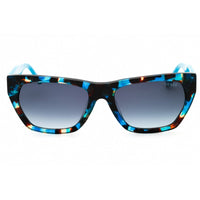 Guess Women's Sunglasses - Turquoise/Havana Acetate Cat Eye Frame | GU00203-H 87P ,