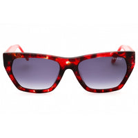 Guess Women's Sunglasses - Red Havana Acetate Cat Eye Full Rim Frame | GU00203-H 54B ,
