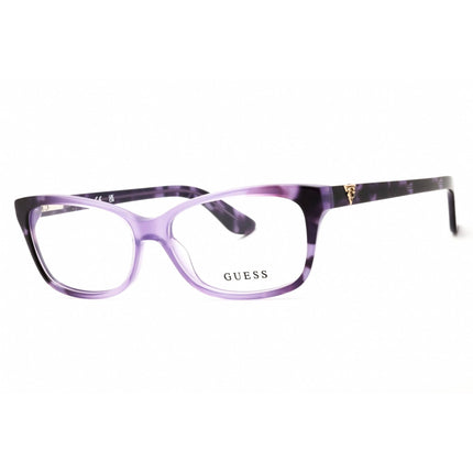 Guess Women's Eyeglasses - Shiny Violet Acetate Cat Eye Full Rim Frame | GU2948-N 083 ,