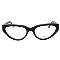 Guess Women's Eyeglasses - Shiny Black Acetate Cat Eye Full Rim Frame | GU50113 001 ,