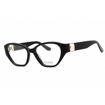 Guess Women's Eyeglasses - Black/Other Acetate Cat Eye Full Rim Frame | GU50119 005 ,