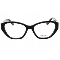 Guess Women's Eyeglasses - Shiny Black Acetate Cat Eye Full Rim Frame | GU50119 001 ,