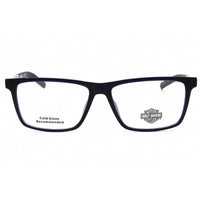 Harley Davidson Men's Eyeglasses - Matte Blue Rectangular 53mm Frame | HD00013 091 ,