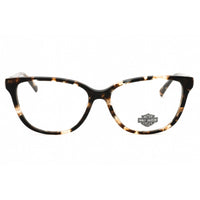 Harley Davidson Women's Eyeglasses - Light Brown/Other Acetate Cat Eye | HD0577 047 ,