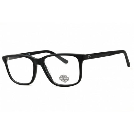 Harley Davidson Men's Eyeglasses - Matte Black Acetate Square Full Rim | HD0955 002 ,