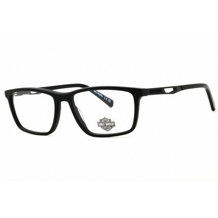 Harley Davidson Men's Eyeglasses - Matte Black Acetate Full Rim 55mm | HD50026 002 ,