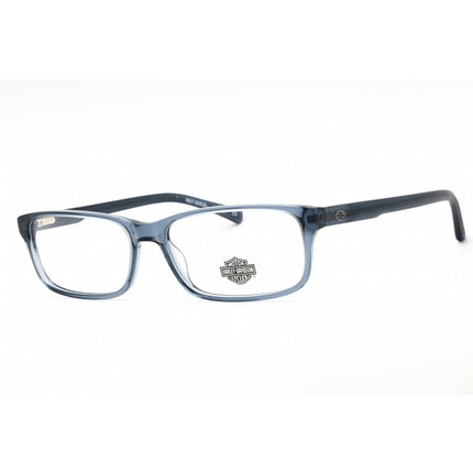 Harley Davidson Men's Eyeglasses - Shiny Light Blue Acetate Full Rim | HD50060 084 ,