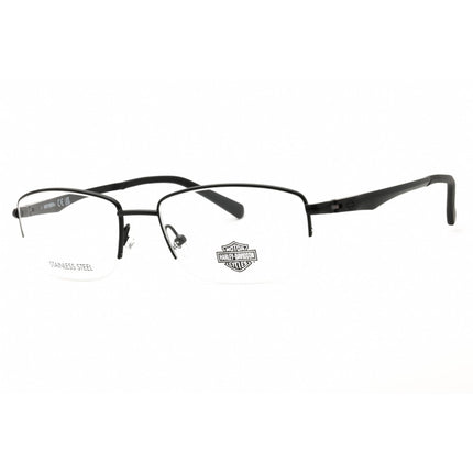 Harley Davidson Men's Eyeglasses - Matte Black Rectangular 57 mm Frame | HD50063 002 ,