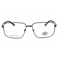 Harley Davidson Men's Eyeglasses - Matte Black Metal Square Full Rim | HD50064 002 ,