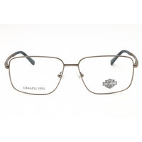 Harley Davidson Men's Eyeglasses - Matte Gunmetal Metal Square Frame | HD50064 009 ,