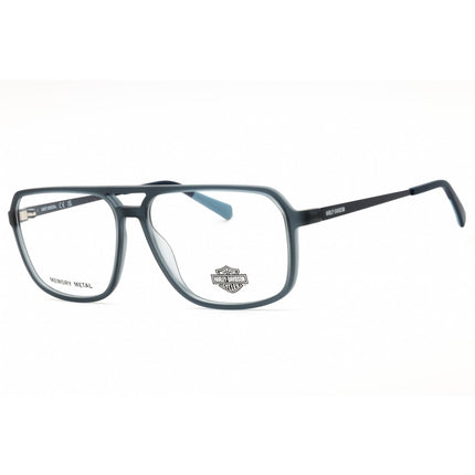 Harley Davidson Men's Eyeglasses - Matte Light Blue Navigator Full Rim | HD50069 085 ,