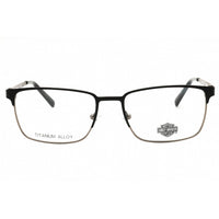 Harley Davidson Men's Eyeglasses - Black/Other Titanium Rectangular | HD50074 005 ,