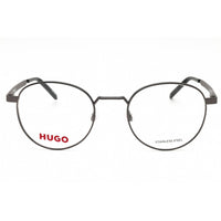 HUGO Men's Eyeglasses - Ruthenium Metal Round Shape Full Rim Frame | HG 1035 0R80 00 ,