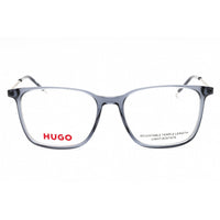 HUGO Men's Eyeglasses - Transparent Dark Blue Plastic Square Frame | HG 1288 0B88 00 ,