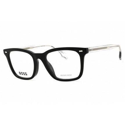 Hugo Boss Men's Eyeglasses - Matte Black Plastic Square Frame | BOSS 1403/F 0807 00 ,