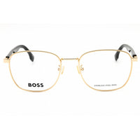 Hugo Boss Men's Eyeglasses - Gold Metal Round Full Rim Frame | BOSS 1409/F 0J5G 00 ,