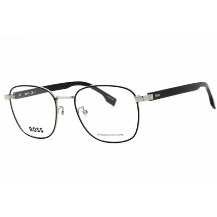 Hugo Boss Men's Eyeglasses - Ruthenium Black Metal Round Frame | BOSS 1409/F 085K 00 ,